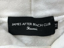 JAMES AFTER BEACH CLUB メンズ 裏起毛 フーディー パーカー M 白_画像2