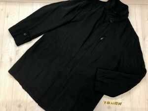 MW 全日本紳士服 メンズ ポリウレタン コーティング ジップジャケット ライナーなし 内ポケット有り A180 黒