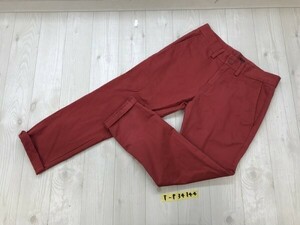 OLD NAVY オールドネイビー メンズ カラークロップドパンツ 27 赤