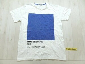 BIGBANG ビッグバン T.O.P K-POP 半袖Tシャツ L 白青