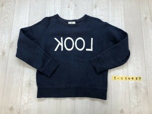 BEAUTY&YOUTH beauty & Youth United Arrows men's LOOK print sweatshirt navy blue 