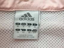 ADIDAS アディダス レディース 裏メッシュ シャカシャカ ジャージジャケット M ピンク_画像2