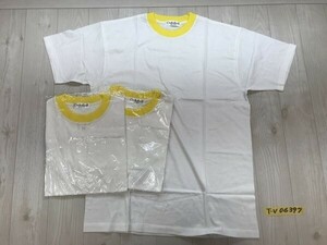 新品！Oaksleaf オンワード メンズ 綿 半袖Tシャツ 3点セット まとめ売り 白黄色