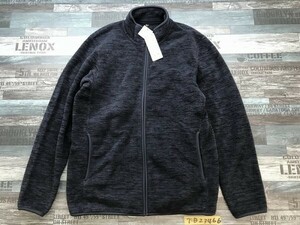 タグ付き新品！UNIQLO ユニクロ メンズ フリース フルジップジャケット L 68.BLUE