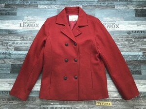 AWAW by JUNKO SHIMADA Junko Shimada lady's double button wool jacket 11AR red 