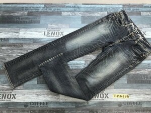GOLD ( АО ) Big John мужской woshu Denim джинсы брюки тонкий W68(31-4) серый темно-синий серия 
