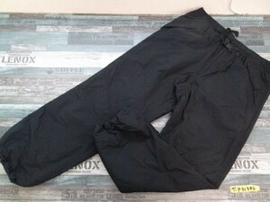 UNIQLO ユニクロ メンズ ベルト付き 中綿 シャカシャカパンツ 大きいサイズ XL 黒