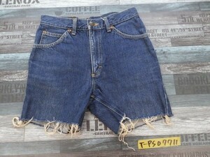 Lee Lee сделано в Японии женский порез ... нет cut off Short Denim брюки синий blue 28×33