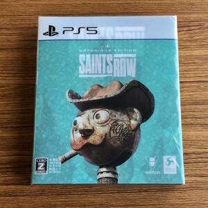 PS5 SAINTS ROW(セインツロウ) ノートリアスエディション 早期購入特典プロダクトコード付き