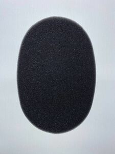 送料無料 新品 トップパッド リペア用 厚さ5mm 縦15.2mm 横10.3mm 楕円形 ブラック 黒 スポンジ ビンテージ ヘルメットvintage helmet BELL