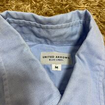 t12 UNITED ARROWS BULE LABEL 長袖シャツ サイズM表記 日本製_画像4