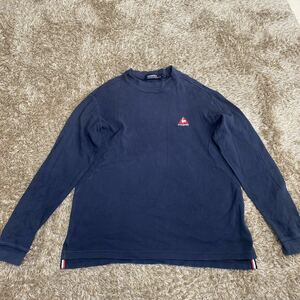 T22 Le Coq Sportif с длинным рукавом T -Size Size M Сделано в Китае