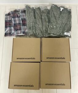 【新品】洋服 まとめ売り Amazon essentials レディース スウェット ブーツ メンズ シャツ 11枚 セット　98