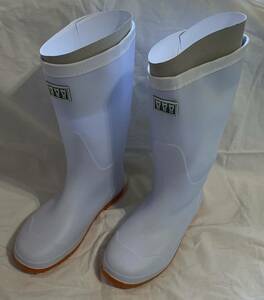  boots L(25.5~26cm) size mitsu horse white color work shoes through year goods light weight anti-bacterial reverse side cloth impact absorption middle bed full oil resistant . slipping bottom vv6.600 jpy goods 