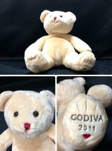 24B040 送料無料 GODIVA テディベア 4体 まとめ売り GUND 2010 / 2011 / 2013 / 2017 ゴディバ クマ ぬいぐるみ 保管品 現状品_画像6