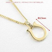 24金 ネックレス 喜平 トップ 純金 メンズ 馬蹄 ハワイアンジュエリー ペンダントトップ ゴールド 24K ペンダント_画像3