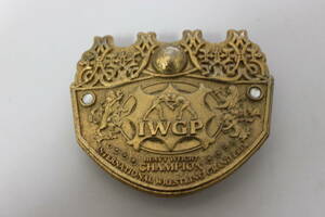 〇中古品 保管品 IWGP 新日本プロレス ヘビー級チャンピオンベルト風 バックル/激安1円スタート