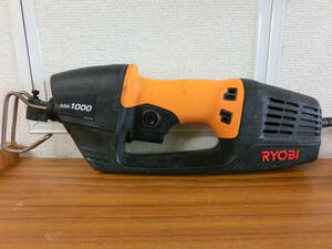 中古品 保管品 通電のみ確認済 RYOBI リョービ 電気のこぎり ノコギリ ASK-1000 電動工具 DIY 大工 切断機/激安1円スタート