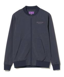 ★送料無料・未使用★メンズ BEAMS GOLF PURPLE LABEL ストームフリース ストレッチジップブルゾン ネイビー 裏起毛　M　定33,000円