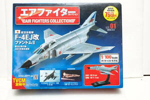 【未開封】エアファイターコレクション Vol.01 航空自衛隊 F-4EJ改 ファントムⅡ 第302飛行隊 2001年戦技塗装 1/100スケール hachette