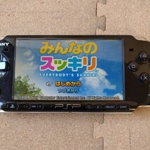 SONY PlayStation Portable　PSP-3000 UMD 動作確認/初期化済 PSP　みんなのスッキリ/ナルティメットインパクト/モンハン3rd/他_画像9