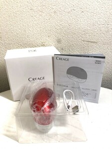 【中古美品】CREAGE クリアージュ ストレッチリフト CR-03 美顔器 ローラー EMS 顔 目元 頬 表情筋 充電式 家庭用 ヤーマン