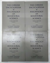 e0219-23 THE CORSINI ENCYCLOPEDIA of PSYCHOLOGY and BEHAVIORAL SCIENCE THIRD EDITION Vol.1~4 心理学と行動科学の百科事典 洋書_画像2