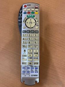 RM5132 Panasonic パナソニック テレビリモコン N2QAYB000373 電池蓋欠品 動作確認済み 送料230円