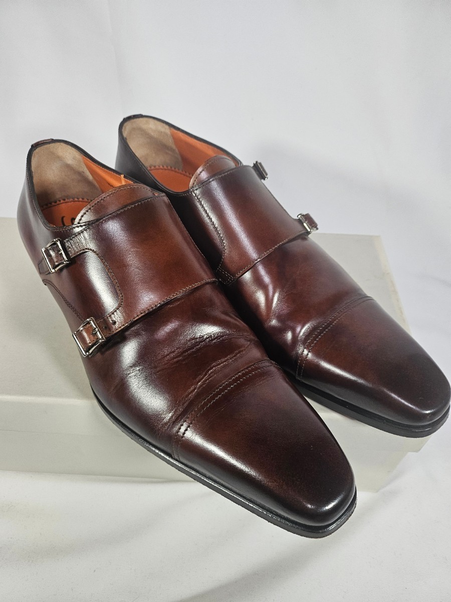 2024年最新】Yahoo!オークション -santoni ダブルモンクの中古品・新品