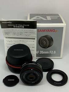 ◆美品◆SAMYANG AF 35mm F2.8 FE For SONY E