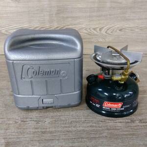未使用 コールマン 508A ストーブ 95年11月製 coleman 調理器具 ストーブ アウトドア キャンプ シングル バーナー ガソリン tmc02053330