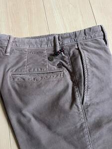 【美品】INCOTEX インコテックス SLACKS テーパード スラックス パンツ 30 ブラウン