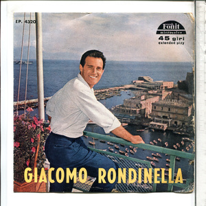 カンツォーネ◆イタリア・EP盤EP-4320「GIACOMO RONDINELLA」◆ジャコモ・ロンディネラ(GIACOMO RONDINELLA)◆Canzone Dischi Italiano