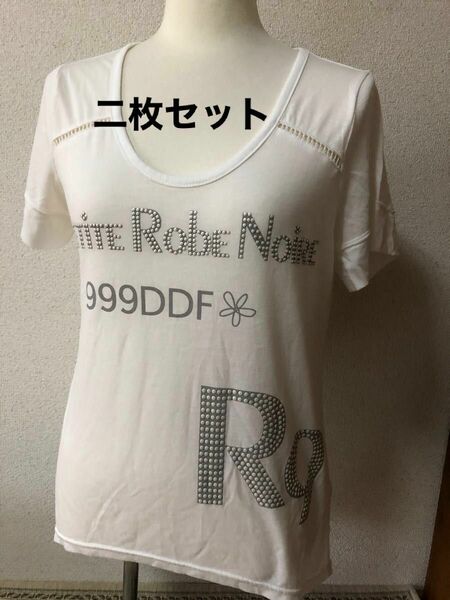 　　トップス　半袖Tシャツ二枚セット REALCUBE CECILMCBEE