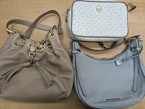 【c185】 MICHAEL KORS バッグ おまとめ 3点 マイケルコース 2way ハンド ショルダー レディース 