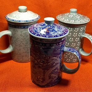 茶器 柄違い 3点セットでお買い得!