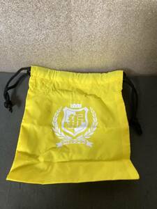 新品 新しい学校のリーダーズ ■ カラー巾着 黄 ■ drawstring bag Yellow ATARASHII GAKKO! リーダーズランダムグッズ2 グッズ