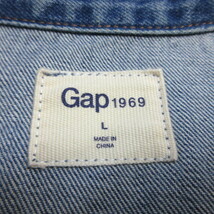 GAP ギャップ　ジージャン　L　デニム　ジャケット　アメカジ古着　sy1078_画像7