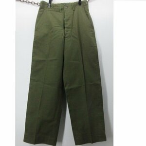 50s60s dead stock w30 military pants wool vintage vintage American Casual old clothes sy3970