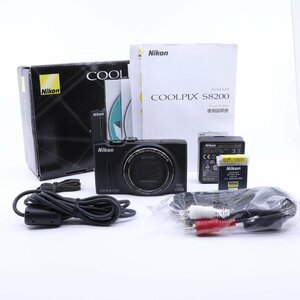 ＜並品＞ Nikon デジタルカメラ COOLPIX クールピクス S8200 ブラック