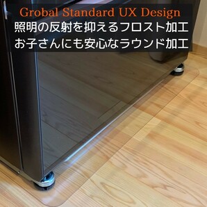 セイコーテクノ 冷蔵庫キズ防止マット Mサイズ ～500Lクラス RSM-M 65cm×70cm ポリカーボネート製 プロ仕様 冷蔵庫マット 新生活の画像6