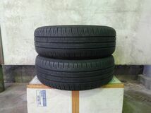 ダンロップ ENASAVE EC300+ 185/60R15 84H 中古タイヤ 2本 2021年 日本製_画像1