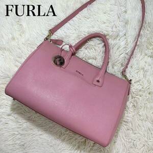 美品！FURLA フルラ　リンダ　2wayショルダーバッグ　ハンドバッグ　トートバッグ