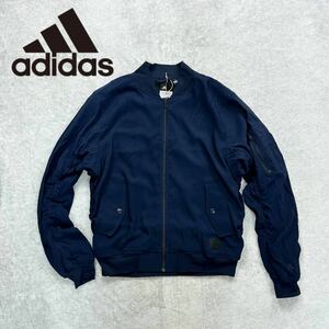 【格安送料】新品未使用 adidas Lサイズ アディダス ID ボンバージャケット MA-1 フリース 保温 上着 軽量 ブルゾン アウター 正規品