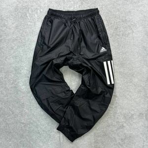 【格安送料】新品未使用 adidas Mサイズ アディダス ウィンドブレーカー ウーブンパンツ ロング 裏起毛 スポーツ ジム ブラック 黒 正規品