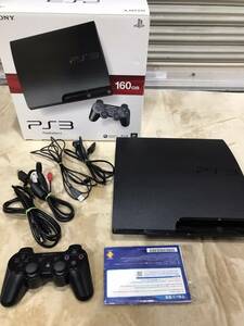 ●　動作確認済/初期化済 SONY ソニー PlayStation3 プレステ3 PS3 本体 CECH-3000A 160GB　●.