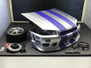 ワイルドスピード NISSAN GT-R R34 1/8 1-13巻完成品 日産スカイラインThe Fast and Furious デアゴスティーニ DeAGOSTINI ブライアン