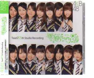 21208・Team K 5th Studio Recording 逆上がり／AKB48