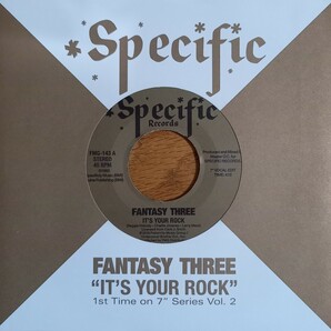 Fantasy Three / It's Your Rock / EP / 7inch / Fraternity Music (FMG-143) / Old School Classic / Rap45 / 80sHipHop / Dub /DJ Kocoの画像1