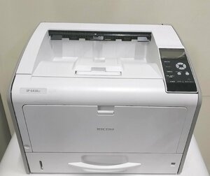 【埼玉発】【RICOH】A3モノクロプリンター　SP6430LE　★カウンター1878枚★動作確認済★※印刷難あり※　(11-2756)